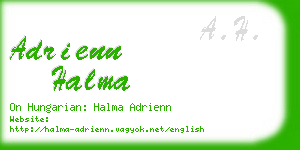 adrienn halma business card